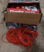 A CLARKE PG3800 GENERATOR AND LEAD NO VAT