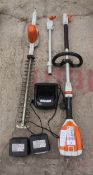 STIHL HLA 56, 2 BATTERIES AND CHARGER NO VAT