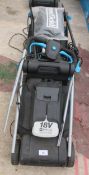 2 MACALLISTER BATTERY 18 V MOWER AND CORDED NO VAT