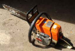 A STIHL O38 SUPER CHAINSAW NO VAT