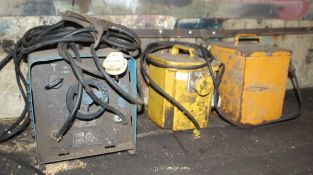 A GENERATOR AND JUNCTION BOX ETC. NO VAT