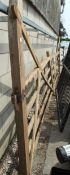 A WOODEN GATE 10FT6 NO VAT
