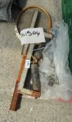 TENNIS RACQUET, BOAT TWIN ROLLER, DISPLAY BARS NO VAT