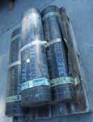 A PALLET OF 4 ROLLS OF DEBOTEC FELT NO VAT