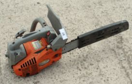 A CLIMBING PETROL CHAINSAW IN GOOD WORKING ORDER NO VAT