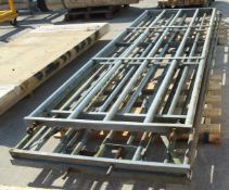 4 GI GATES 1 X 10' 1 X 10'6" 2X 12' + VAT