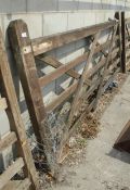A 10' WOODEN GATE + VAT