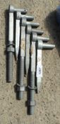 3 PAIR OF GATE HOOKS + VAT