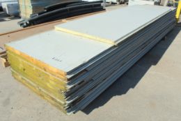 14 PCS OF INSULATED SHEETING , 40 MM NO VAT