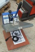 A JARIN HEAT PRESS HF4000 IN WORKING ORDER NO VAT