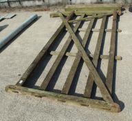 A 9' WOODEN GATE NO VAT