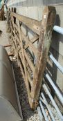 A 10' WOODEN GATE + VAT