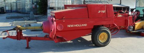 A NEW HOLLAND 376 PICK-UP BALER PTO IN O NO VAT