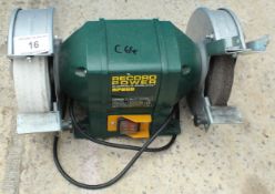 A RECORD POWER BENCH GRINDER NO VAT