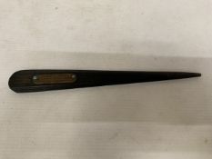 A LETTER OPENER CRAFTED FROM THE BOWSPIRIT OF HMS VICTORY, NELSON'S FLAGSHIP, BATTLE OF TRAFALGAR