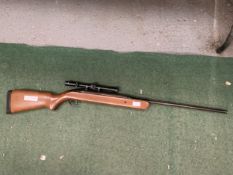 A .22 BSA AIRSPORTER AIR RIFLE