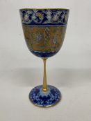 AN ORIENTAL ORNATE GOBLET