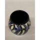 AN ANITA HARRIS BLACK, BLUE AND WHITE FISH VASE, SIGNED IN GOLD TO THE BASE, HEIGHT 14CM - Image 2 of 3