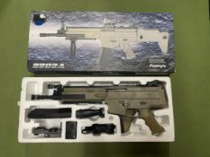 A BOXED VIGOR SCAR 8902A SPRING POWERED TOY RIFLE