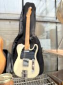 A FUTURAMA ELECTRIC GUITAR WITH CARRY BAG