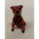AN ANITA HARRIS STAFFY DOG, SIGNED IN GOLD TO THE BASE - Image 2 of 4