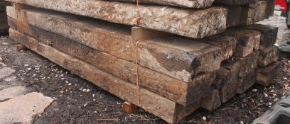 12 RAILWAY SLEEPERS NO VAT