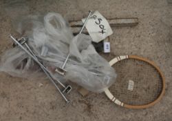 TENNIS RACQUET, BOAT TWIN ROLLER, DISPLAY BARS NO VAT