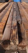 6 TIMBERS, 4 X 3 AND 19 FT 10" LONG NO VAT