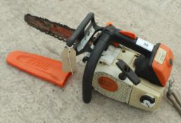A STIHL MS 200 CHAINSAW IN WORKING ORDER NO VAT
