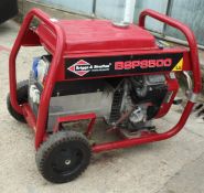 A BRIGGS AND STRATTON BSP B500 GENERATOR + VAT