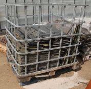 A PALLET OF DECORATIVE RIDGE TILES NO VAT