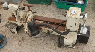 A WOOD LATHE NO VAT