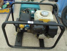 A HONDA GENERATOR IN WORKING ORDER NO VAT