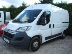 A WHITE CITROEN RELAY 35 L2H2 EPRISE BLUEHDI PANEL VAN YS17ZJE FIRST REG 21/06/17 MOT 31/05/27