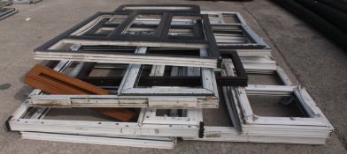 VARIOUS WINDOW FRAMES AS NEW (10+) + VAT