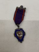 A HALLMARKED BIRMINGHAM SILVER ODDFELLOWS MEDAL