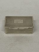 A HALLMARKED BIRMINGHAM SILVER PILL BOX, WEIGHT 23.73g