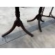 A REGENCY STYLE MAHOGANY TWIN PEDESTAL DINING TABLE 64" X 40" (LEAF 22") - Image 3 of 3
