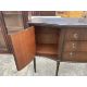 A REGENCY STYLE BREAKFRONT SIDEBOARD ENCLOSING THREE DRAWERS AND TWO CUPBOARDS, 54" WIDE - Image 4 of 4