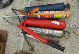 4 GREASE GUNS NO VAT