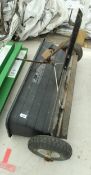AN AGRIFAB SEED/FERTILISER SPREADER IN WORKING ORDER NO VAT