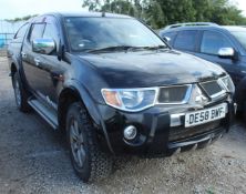 MITSUBISHI L200 RAGING BULL PICK UP DE58BWF FIRST REG 17/12/08 APPROX 111972 MILESFROM AN ESTATE