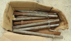 A BOX OF JACK HAMMER CHISELS NO VAT
