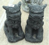 2 CHINESE FU DOGS NO VAT