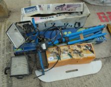 TILE CUTTER AND LIGHTS NO VAT