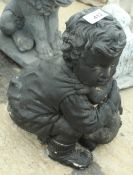 A BOY AND DOG NO VAT