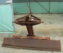 A MASSEY FERGUSON GRADER BLADE + VAT