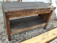 A WORK BENCH 4FT6" WIDE - PLUS VAT