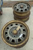 4 MG CLASSIC WHEELS NO VAT