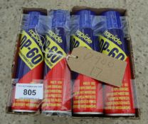 12 NEW CANS OF DP60 MAINTENANCE SPRAY NO VAT